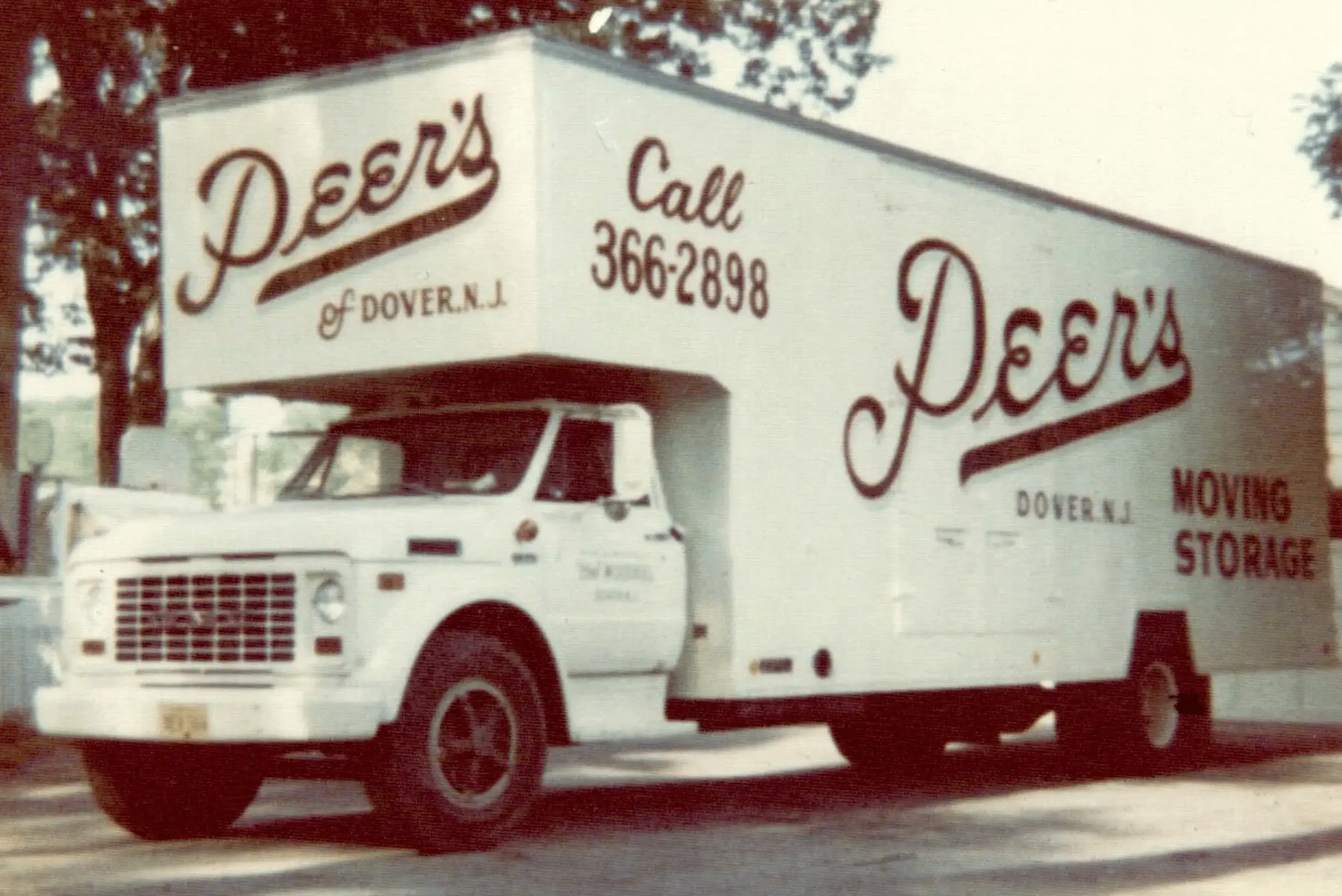 Peers Moving Co Inc Moving Truck 1973 Dover, NJ Morris County Movers